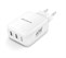 Chytrá síťová nabíječka ALIGATOR Power Delivery 40W, 2xUSB-C, USB-C kabel pro iPhone/iPad, bílá