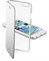 Průhledné pouzdro typu kniha CellularLine Clear Book pro Apple iPhone 6/6S, stříbrné