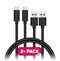 Connect IT CCA-5006-BK Wirez USB-C (Type C) - USB, 1m, černý (2 ks v balení)