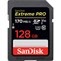 SanDisk SDXC Extreme Pro 128GB 170MB/s class 10 UHS-I U3 V30 (SDSDXXY-128G-GN4IN)
