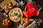 Ariete Pizza in 4 'minutes 909, červená