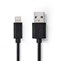 Nedis Apple Lightning-USB CCGB39300BK10