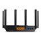 TP-Link Archer AX73 Router, bezdrátový, dvoupásmový, gigabitový, 802.11a/b/g/n/ac/ax, 4x LAN, 1x WAN, Wi-Fi 6, OFDMA, beamforming, černý