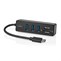 Nedis USB Hub USB-C CCGB64250BK01