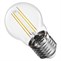 ZF6D22 LED žárovka Filament Mini Globe / E27 / 3,4 W (40 W) / 470 lm / teplá bílá Emos
