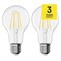 Emos LED žárovka Filament A60 / E27 / 5,9 W (60 W) / 806 lm / teplá bílá