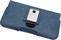 Horizontální kožené pouzdro FIXED Posh se zavíráním, velikost 6XL, modré
