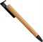 Propiska 3v1 se stylusem a stojánkem FIXED Pen, antibakteriální povrch, bambusové tělo