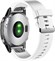 Silikonový řemínek FIXED Silicone Strap pro Garmin QuickFit 20mm, bílý