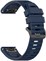 Silikonový řemínek FIXED Silicone Strap pro Garmin QuickFit 22mm, modrý