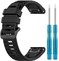 Silikonový řemínek FIXED Silicone Strap pro Garmin QuickFit 26mm, černý