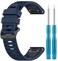 Silikonový řemínek FIXED Silicone Strap pro Garmin QuickFit 26mm, modrý