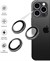 Ochranná skla čoček fotoaparátů FIXED Camera Glass pro Apple iPhone 13 Pro/13 Pro Max, stříbrná