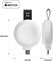 Magnetický nabíjecí adaptér FIXED Orb pro Apple Watch s podporou rychlonabíjení, MFi certifikace, bílý