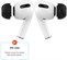 Špunty z paměťové pěny FIXED Plugs Pro pro Apple Airpods Pro/Pro 2, 2 sady, velikost M