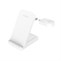 Stojánek FIXED Powerstation pro Samsung s bezdrátovým nabíjením až pro 3 zařízení, 15W+5W+2.5W, bílý