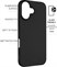 Zadní pogumovaný kryt FIXED Story pro Apple iPhone 16, černý