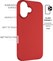 Zadní pogumovaný kryt FIXED Story pro Apple iPhone 16, červený