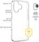 TPU gelový kryt FIXED Story AntiUV pro Apple iPhone 16, čirý