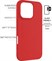 Zadní pogumovaný kryt FIXED Story pro Apple iPhone 16 Pro, červený
