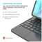 Pouzdro s bezdrátovou klávesnicí s magnetickým uchycením FIXED Typee pro Apple iPad Pro 11