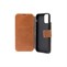 Kožené pouzdro typu kniha FIXED ProFit pro Samsung Galaxy S25+, hnědé