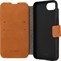 Kožené pouzdro typu kniha FIXED ProFit pro Apple iPhone 16e, hnědé