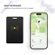 Smart tracker FIXED Tag Card 2 s podporou Find My, bezdrátové nabíjení, černý