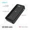 Powerbanka FIXED Zen2 20 s LCD displejem a výstupem PD 20W, 20 000 mAh, černá