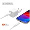 Set síťové nabíječky FIXED Mini s USB-C výstupem a USB-C/USB-C kabelu, podpora PD, 1,2 metr, 20W, bílý