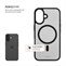 Zadní kryt FIXED MagMisty s podporou MagSafe pro Apple iPhone 16, černý