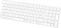 Rapoo E9310M klávesnice bílá