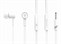 Swissten Earbuds Rainbow YS-D2, bílá