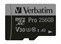 Verbatim Pro microSDXC 256GB V30 U3