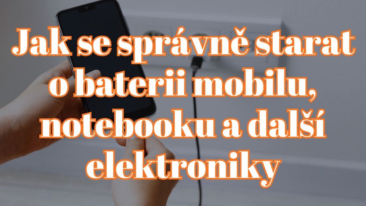 správná péče o baterii