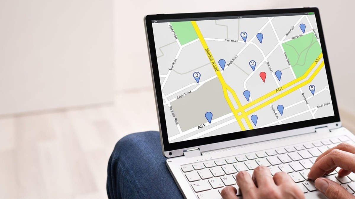 mapa ztraceného telefonu