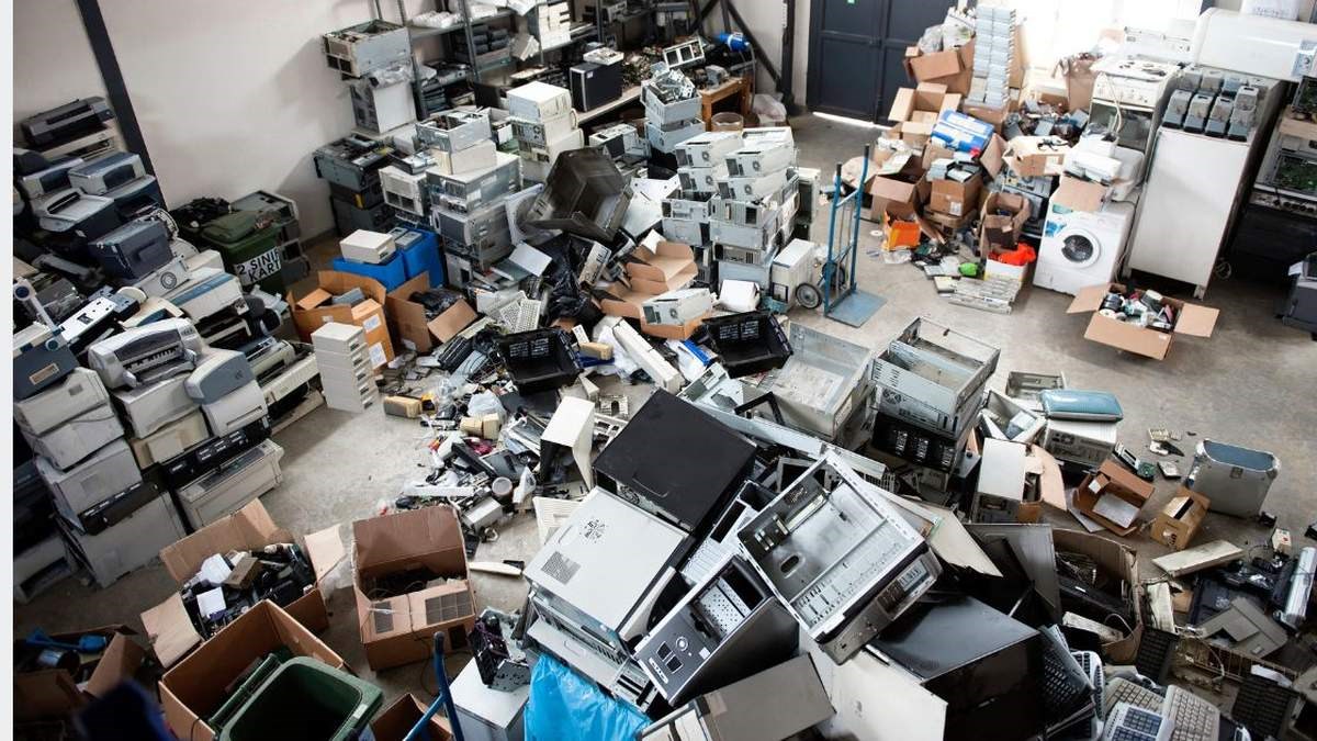 rostoucí elektro odpad