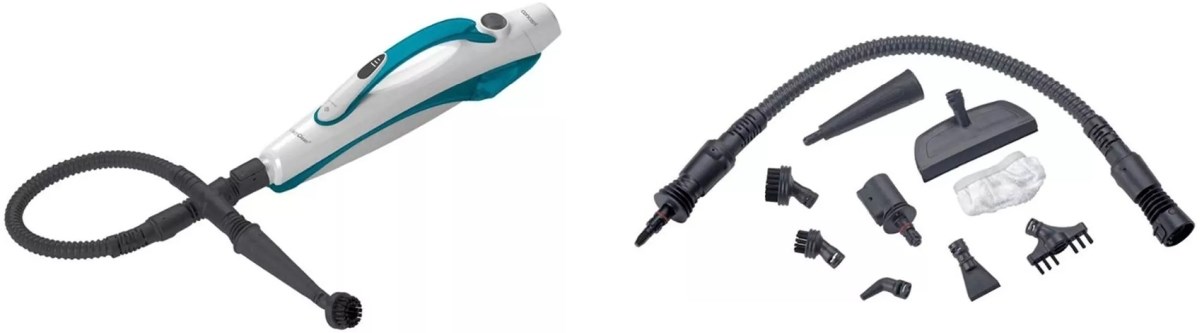 parní čištění s více nástavci