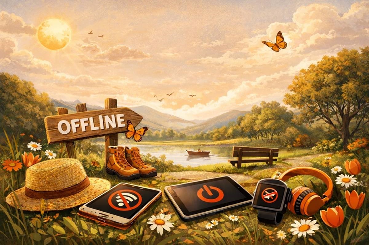 jarní digitální detox