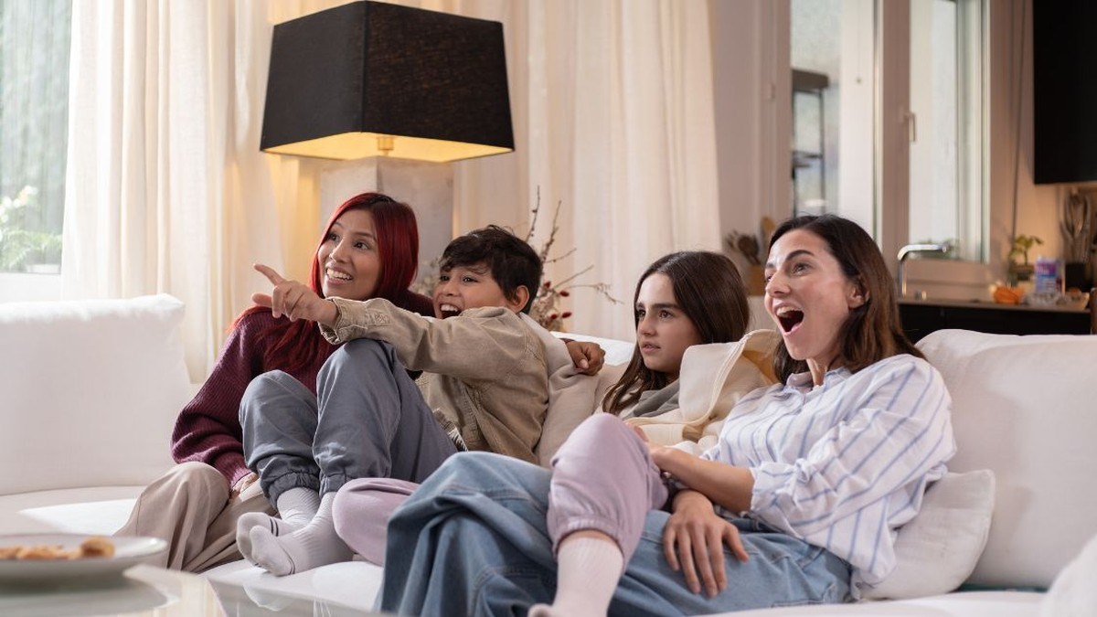 komfort při sledování tv