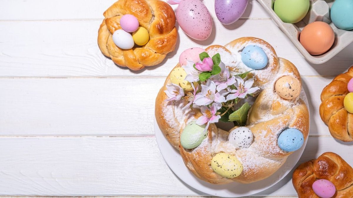 barevná vejce Velikonoce