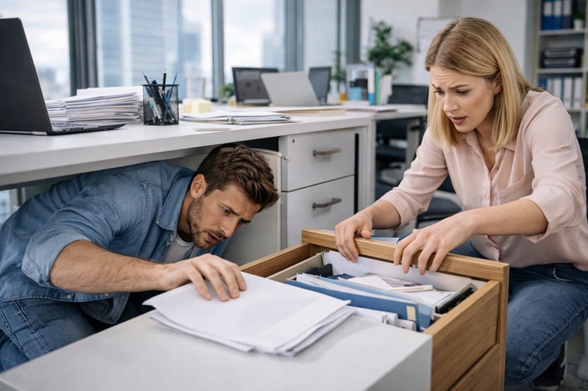 hledání telefonu, notebooku a hodinek
