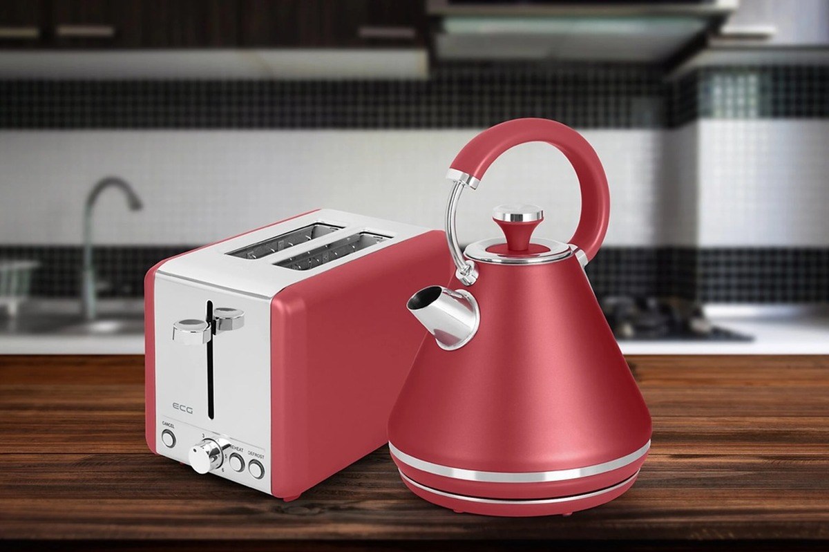 retro topinkovač a rychlovarná konvice