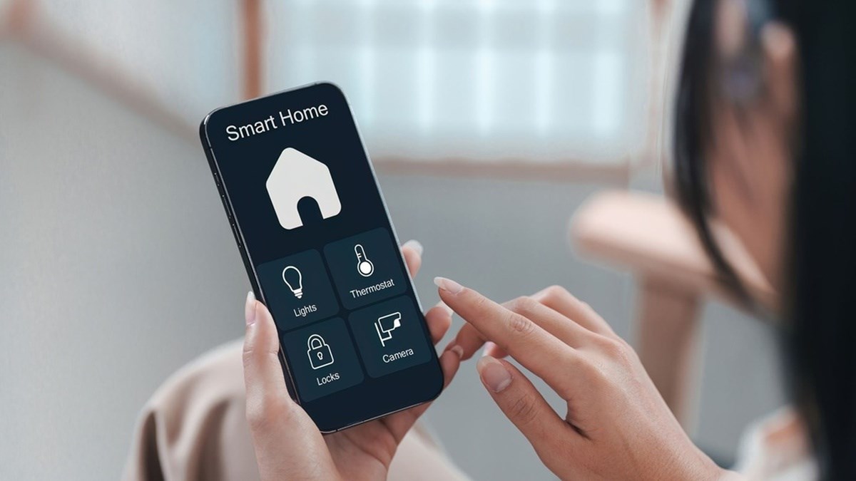 smart osvětlení v aplikaci smart home