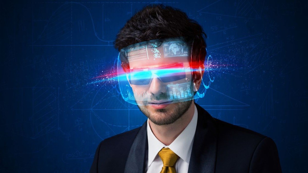 futuristické chytré brýle