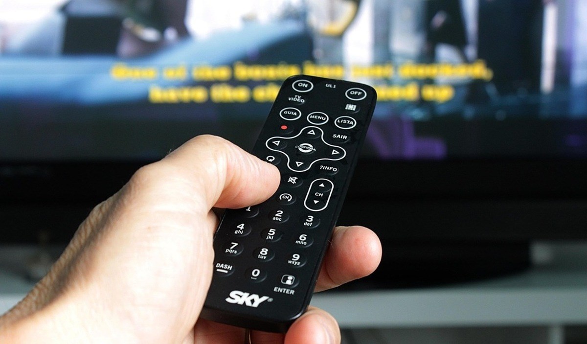 dálkové ovládání televize