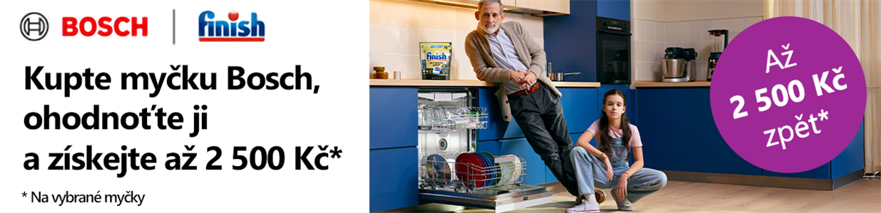 Cashback na myčky Bosch