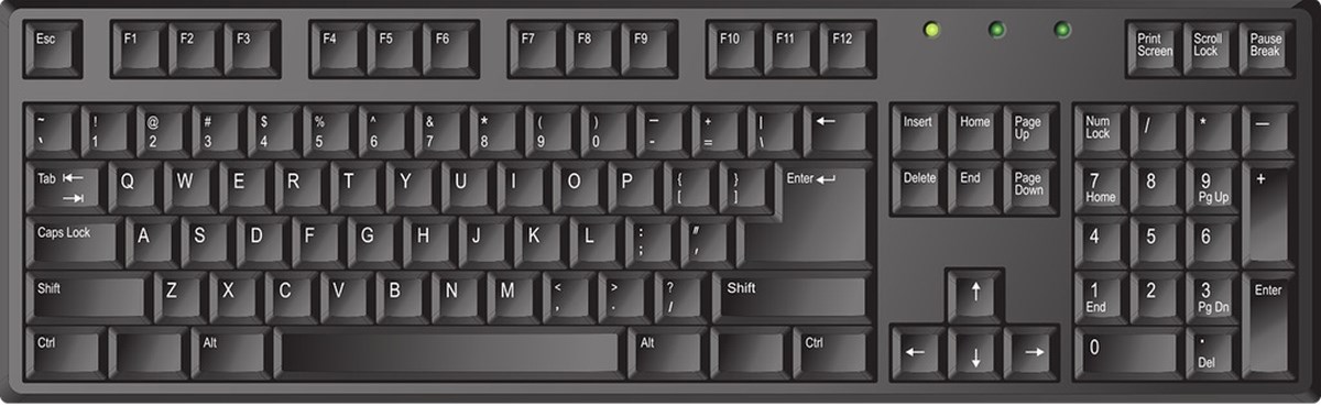 Klávesnice s tichým chodem