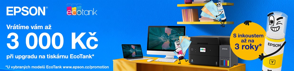 Cashback na tiskárny Epson