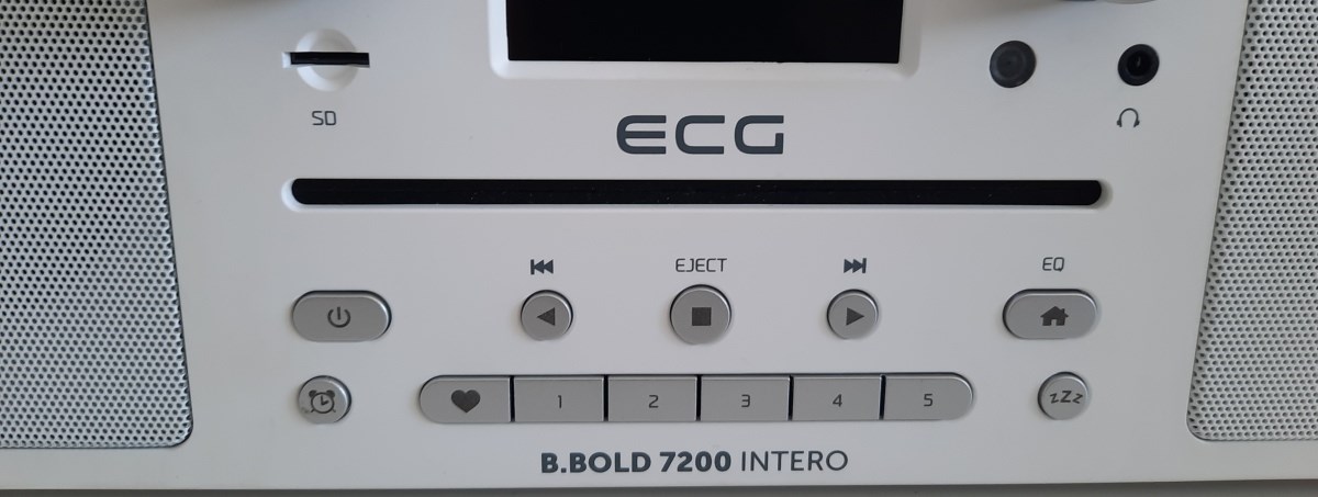 ECG B.BOLD 7200 Intero White ovládání